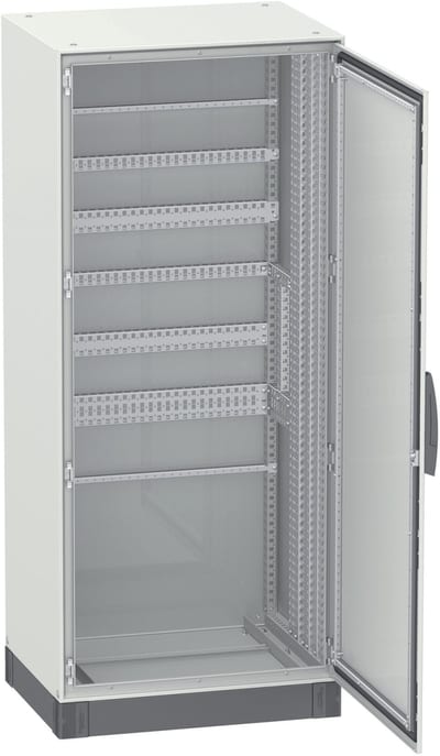 Schneider Electric NSYSMPSE8 Side entry rails for the mounting plate, PanelSeT SFN, PanelSet SF, W800MM, set of 2
