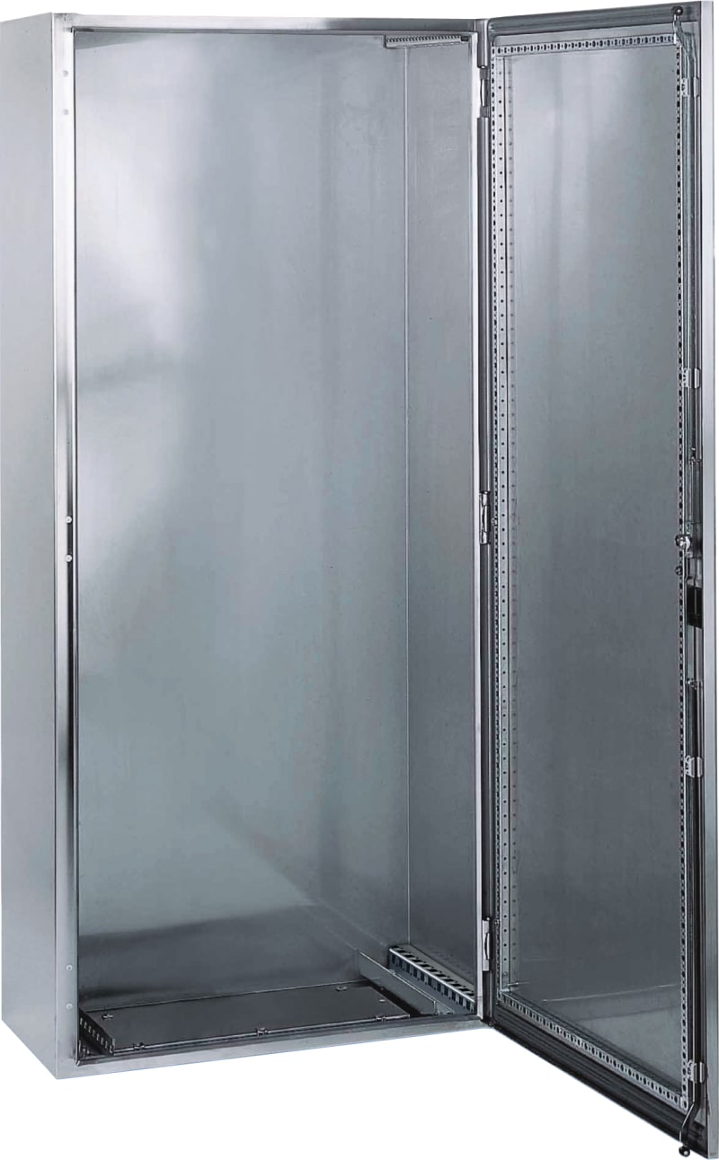 Schneider Electric SMX 316L stainless monobloc enclosure, H2000XW1600XD600MM, Scotch Brite® finish. NSYSMX201660H
