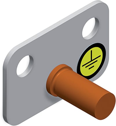 Schneider Electric Central earthing point, PanelSeT SFN, PanelSeT SF, PanelSeT SM, PanelSeT SD, M8 x 18mm NSYCEP