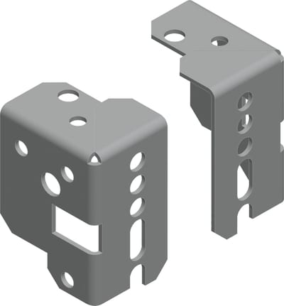 Schneider Electric set of 4 PanelSeT SF/SM 19" multiple brackets NSYMBR19