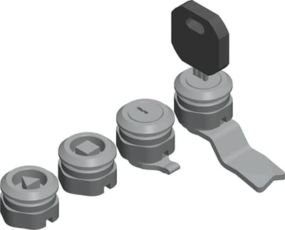 Schneider Electric PanelSeT SF Lock Insert, 6.5 mm Triangle, Partial Door