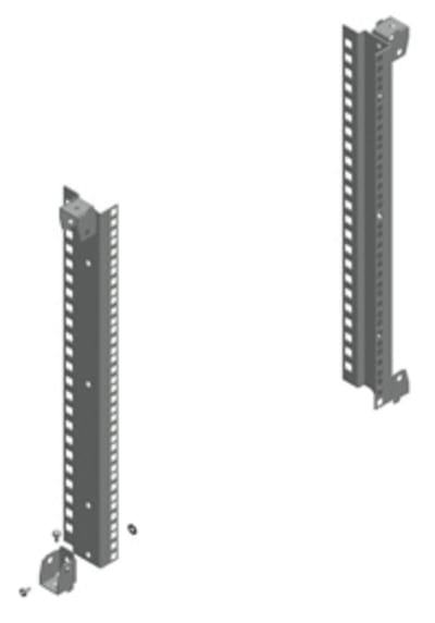 Schneider Electric PanelSeT SF/SM partial 19" fixed rack - 400 mm NSYRCKP8