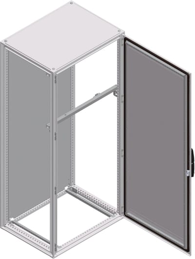 Schneider Electric set of 2 PanelSeT SF/SM partial 19" swing rack supports - 800 mm NSYRSWSP8