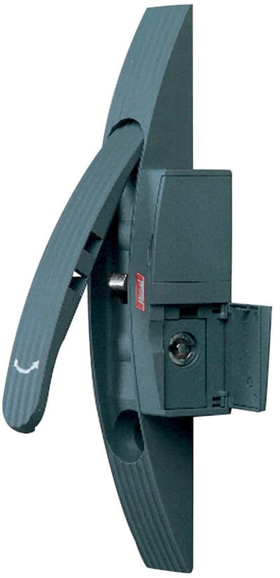 Schneider Electric Standard handle in RAL 7011 NSYSDH