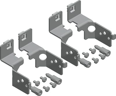 4 Brackets for with plates SF