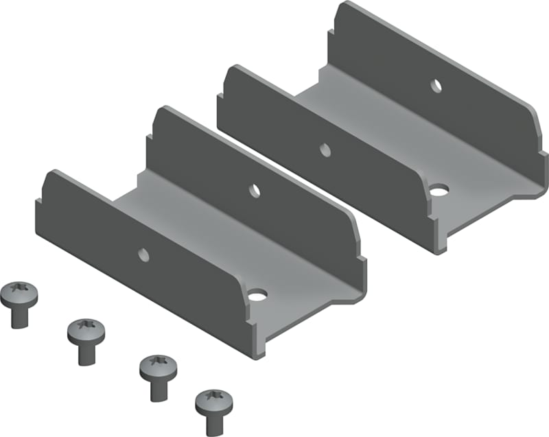 Schneider Electric Brackets to fix intermediate mounting plates in back to back position, PanelSeT SFN, SF, SM, set of 2 NSYSIBTB
