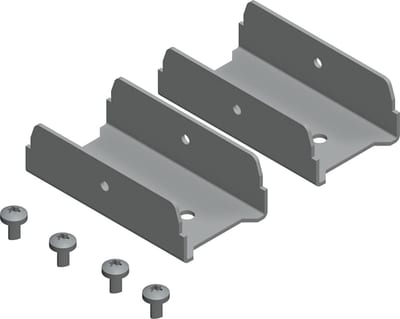 Schneider Electric Brackets to fix intermediate mounting plates in back to back position, PanelSeT SFN, SF, SM, set of 2 NSYSIBTB