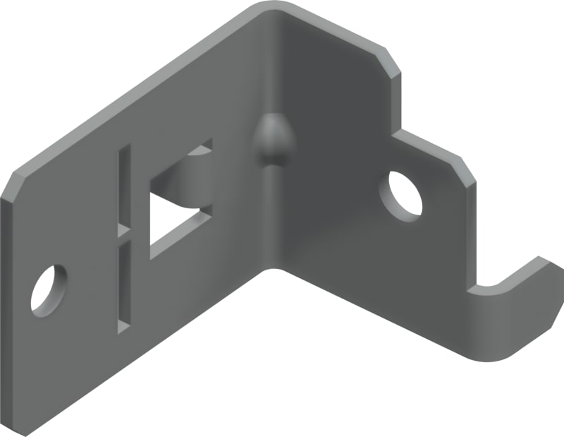 Bracket for rail in plinth (NSYSPCR)