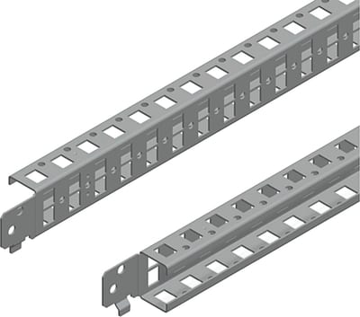 Schneider Electric Quick fixing cross rails, PanelSeT SFN, PanelSeT SF, PanelSeT SM, H40 W1000MM, 1 row, set of 2 NSYSQCR40100