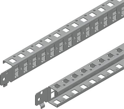 Schneider Electric Quick fixing cross rails, PanelSeT SFN, PanelSeT SF, PanelSeT SM, H40 W1200MM, 1 row, set of 2 NSYSQCR40120