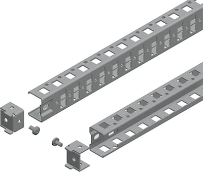 Schneider Electric Universal cross rails, PanelSeT SFN, PanelSeT SF, PanelSeT SM, H300 W40MM, 1 row, set of 2 NSYSUCR4030