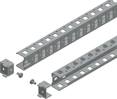 Schneider Electric Universal cross rails, PanelSeT SFN, PanelSeT SF, PanelSeT SM, H40 W700MM, 1 row, set of 2 NSYSUCR4070