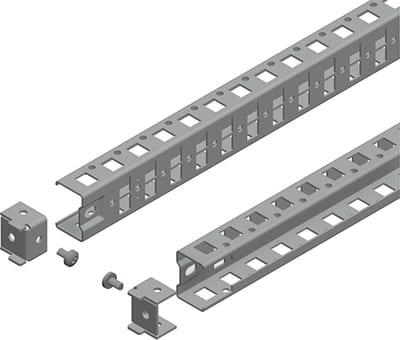 Schneider Electric Universal cross rails, PanelSeT SFN, PanelSeT SF, PanelSeT SM, H40 W900MM, 1 row, set of 2 NSYSUCR4090