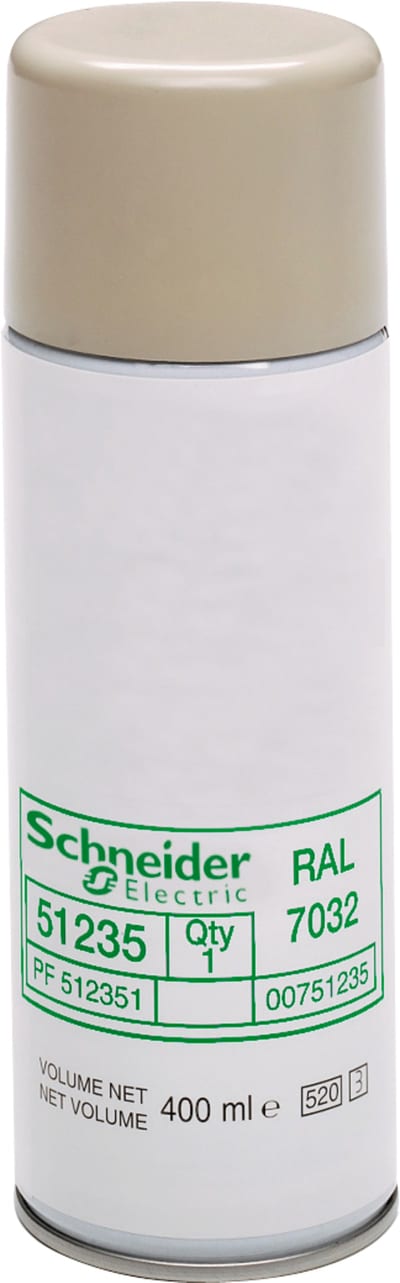 Schneider Electric Lacquer in aerosol spray can RAL 7035, fast drying, 430G. NSYBPA7035