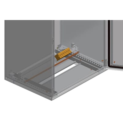 Schneider Electric Combined support bracket, PanelSeT SFN, PanelSeT SF, PanelSeT SM, steel, set of 10 NSYETF