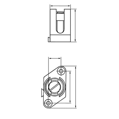 Schneider Electric Safety terminals section 1X100MM² . Supply : 16 NSYS95100