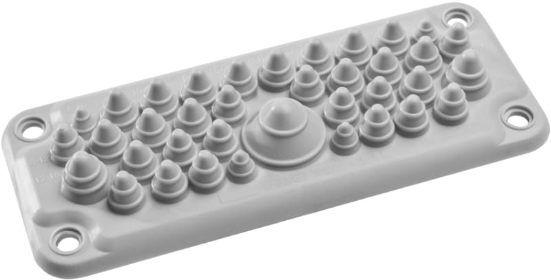 Schneider Electric Cable entry membrane, PanelSeT, PanelSet, type FL21 with 35 entrances IP66 NSYAECPFLT35