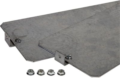 1-Row Mounting Plate for DLP/PLA Enclosures, Width 750 mm