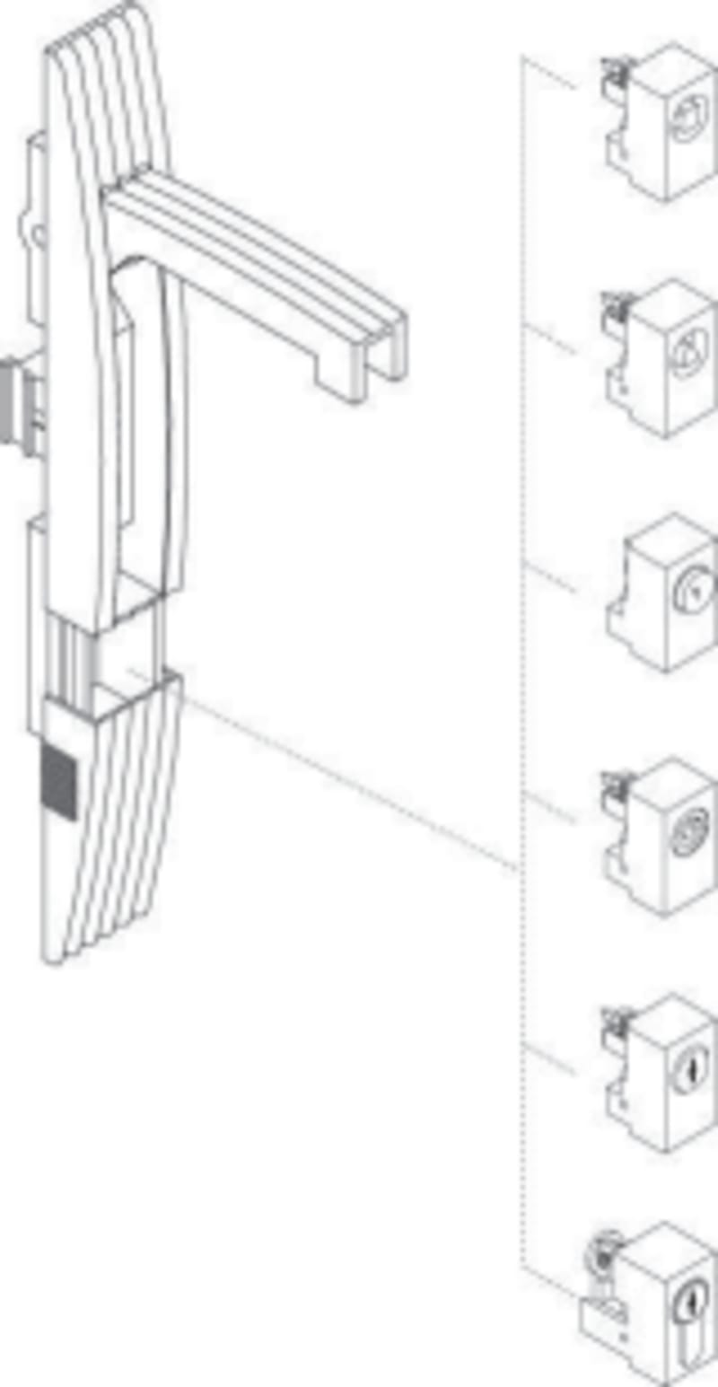 Push-Button Lock Insert PLA for PanelSeT (NSYTSPLA)