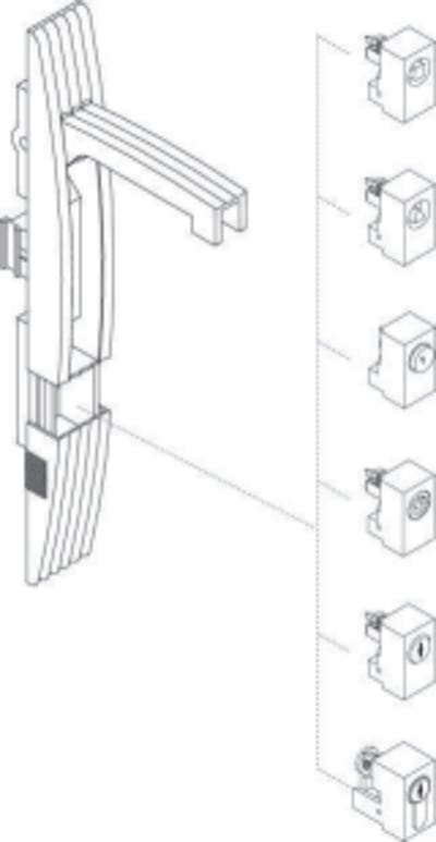 Push-Button Lock Insert PLA for PanelSeT