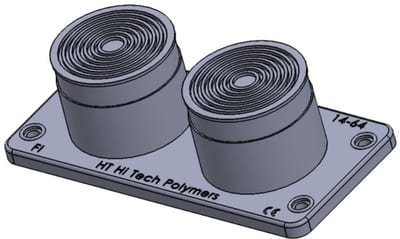 Function HIK-2 Cable Gland with RST Ring, 2 × 15–64 mm