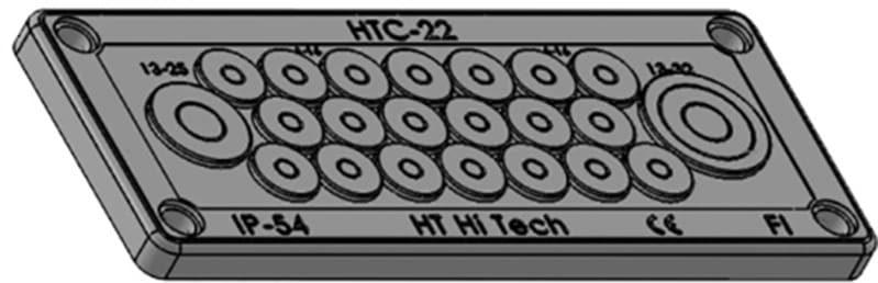 Multi cable flanges HTC-22
