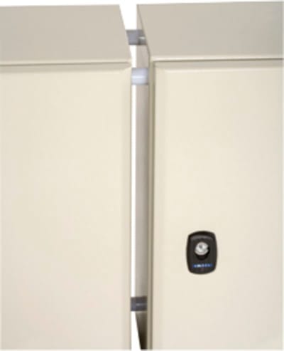 Schneider Electric Association kit, enables sidebyside mounting of enclosures. NSYAEUBUSC