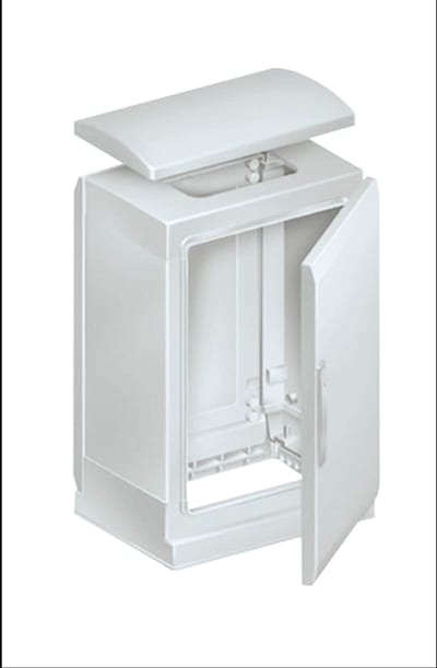Schneider Electric Floor standing encl.polyester vers.PLAZT w/open plinth+canopy 1000X500X420 IP44 NSYPLAZT1054G