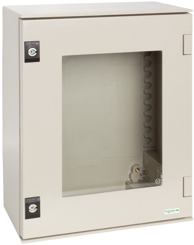 Schneider Electric wall-mounting enclosure polyester monobloc IP66 H430XW330XD200MM glazed door NSYPLM43TG
