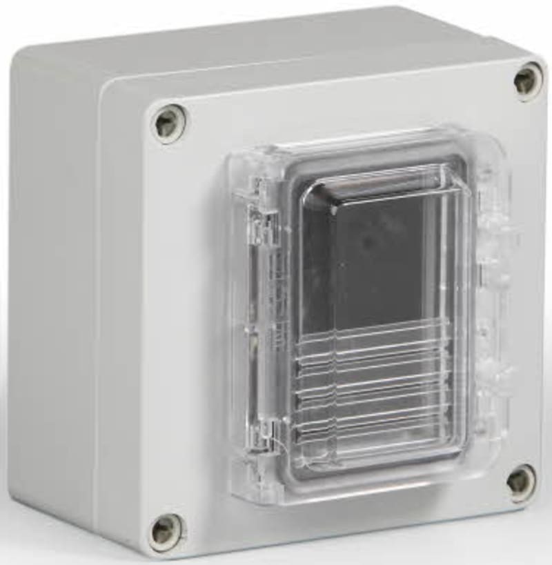 Ensto RABP182508G/10M Modular Enclosure for 10 Modules, IP65, ABS