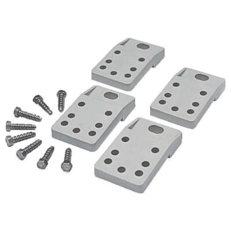 ABB ARIA Accessories. PAZBK wall mounting brackets polyamide, set with 4 pieces 4TBA831001C0100
