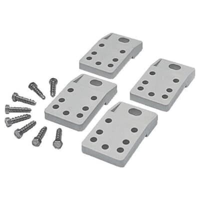 ABB ARIA Accessories. PAZBK wall mounting brackets polyamide, set with 4 pieces 4TBA831001C0100