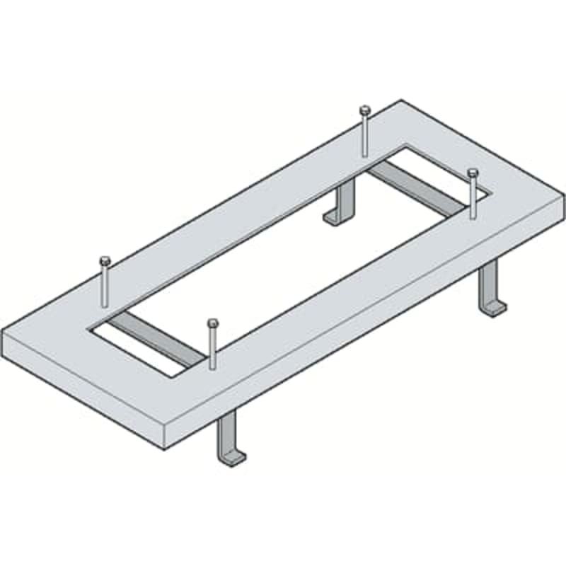ABB GMA1SL0434A00 Gemini Concrete Floor Metal Frame – SIZE 4