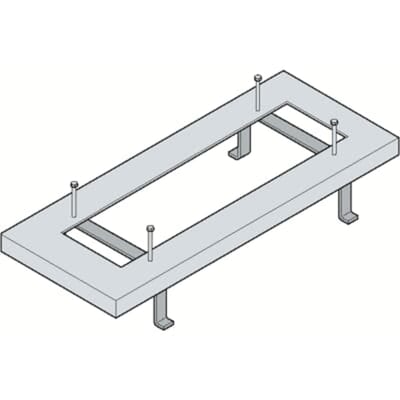 ABB GMA1SL0435A00 Gemini Concrete Floor Metal Frame – SIZE 5