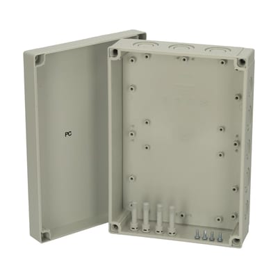 KUNSTSTOFFKAPS.255X180X75 Grey (PCM200/75G)