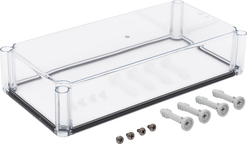 Cover CLEAR 380X190X80 (EKM80-T)