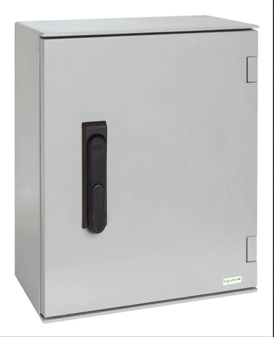 Schneider Electric wall-mounting enclosure polyester monobloc IP66 H747XW536XD300MM 3POINTS lock NSYPLM75VG