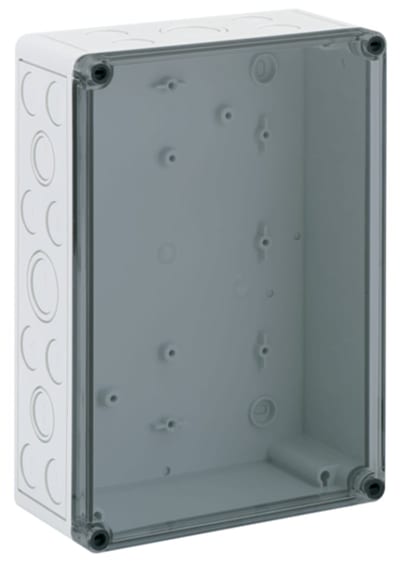 TK PS, grey/transp., 254X180X90