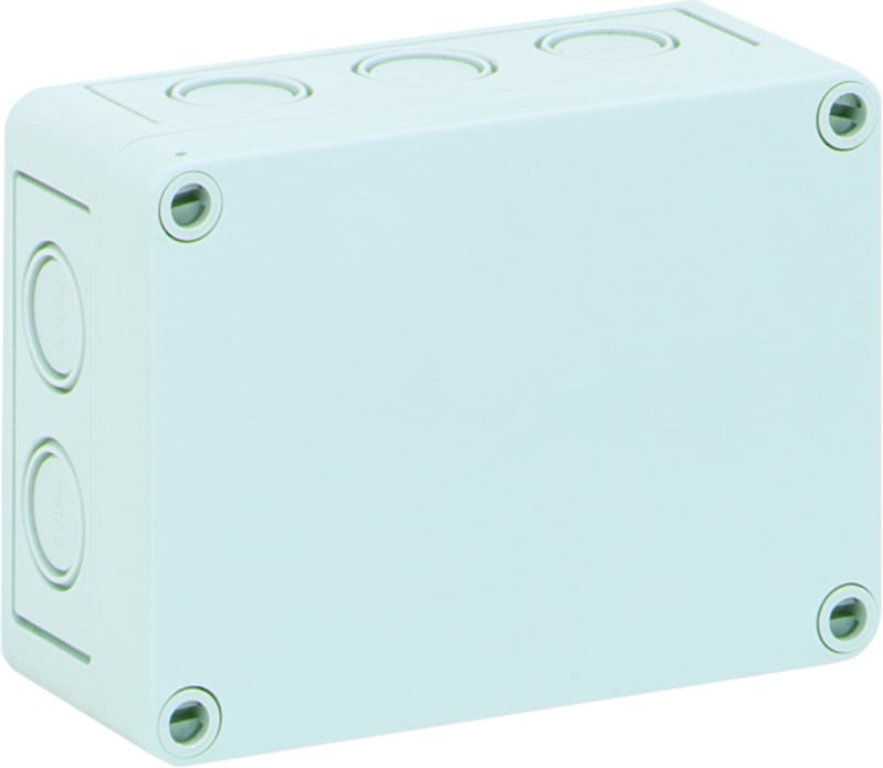 TK PC, grey, 130X94X57, with metric knockouts (TK PC1309-6-M)