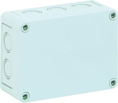 TK PC, grey, 130X94X57, with metric knockouts