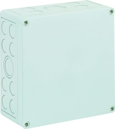 TK PC, grey, 182X180X90,with metric knockouts