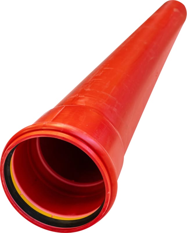PP Cablepipe 50mm SN8 6M RED (3620-50)