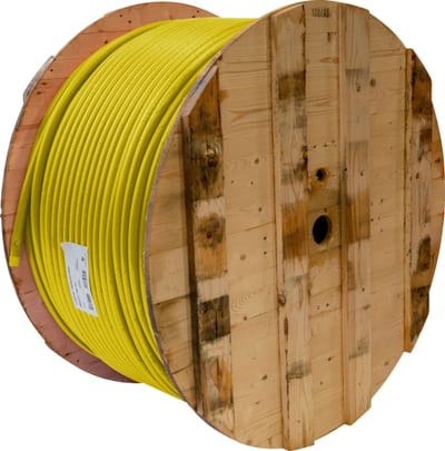 1-L DL FIBRE PIPE 20mm 1000M Yellow