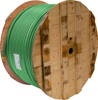 1-L DL FIBRE PIPE 25mm 750M Green
