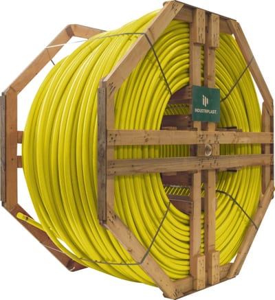 1-L DL FIBRE PIPE 32mm 2225M Yellow