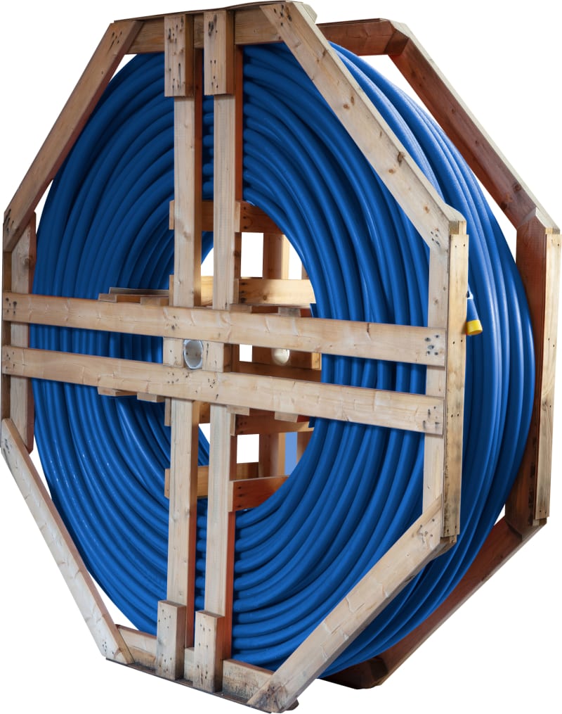 1-L DL FIBRE PIPE 40mm 500M BLUE (322040X3,7-500MBL)