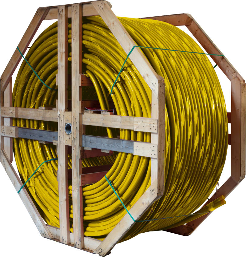 2-L DL FIBRE PIPE 40mm 750M Yellow (3220-40-2LYE)