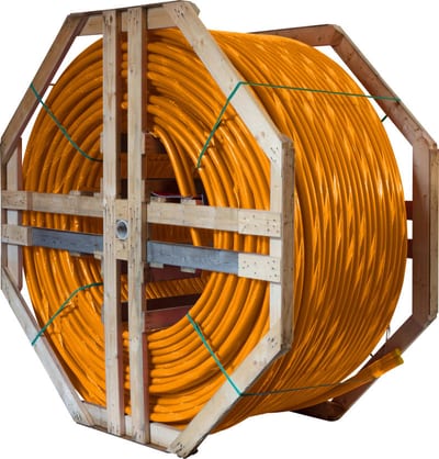 2-L SUB FIBRE PIPE 40mm 750M Orange