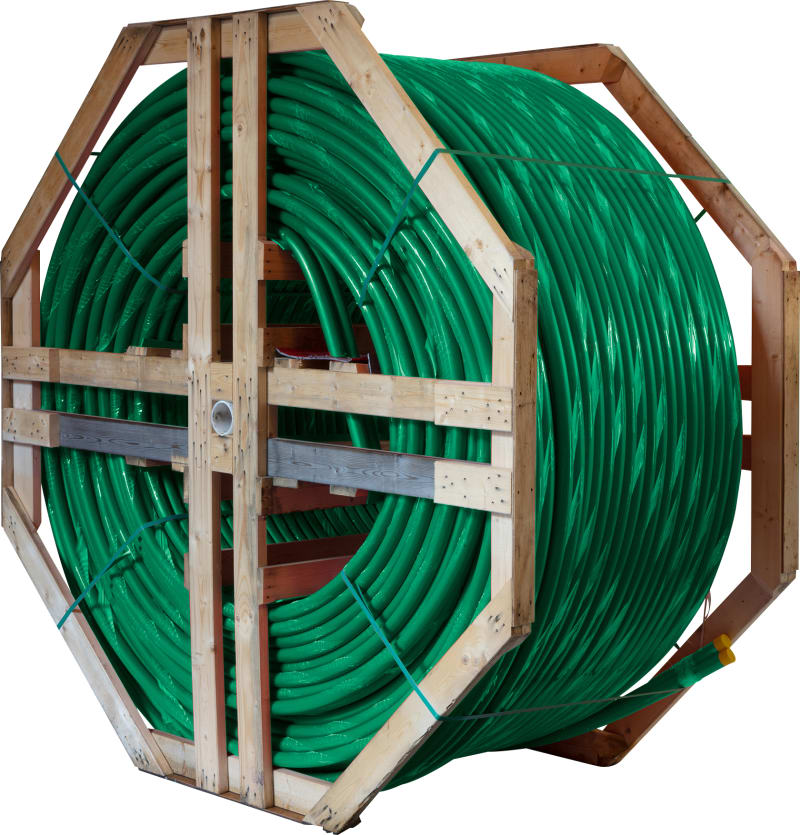 2-L SUB FIBRE PIPE 40mm 750M Green (322040SUB2GR)