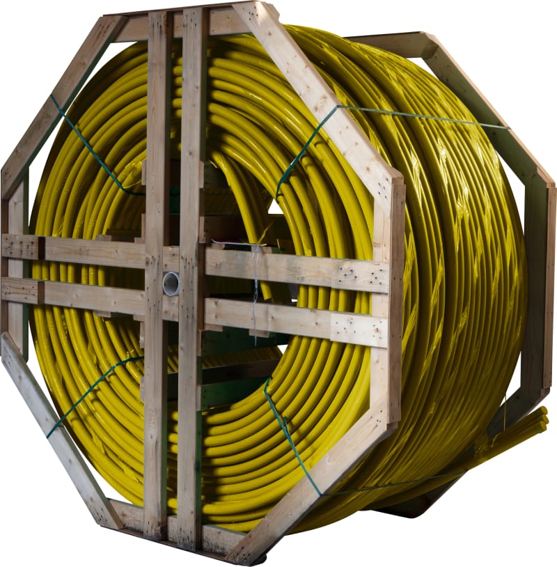 3-L DL FIBRE PIPE 40mm 500M Yellow (3220-40-3LYE)